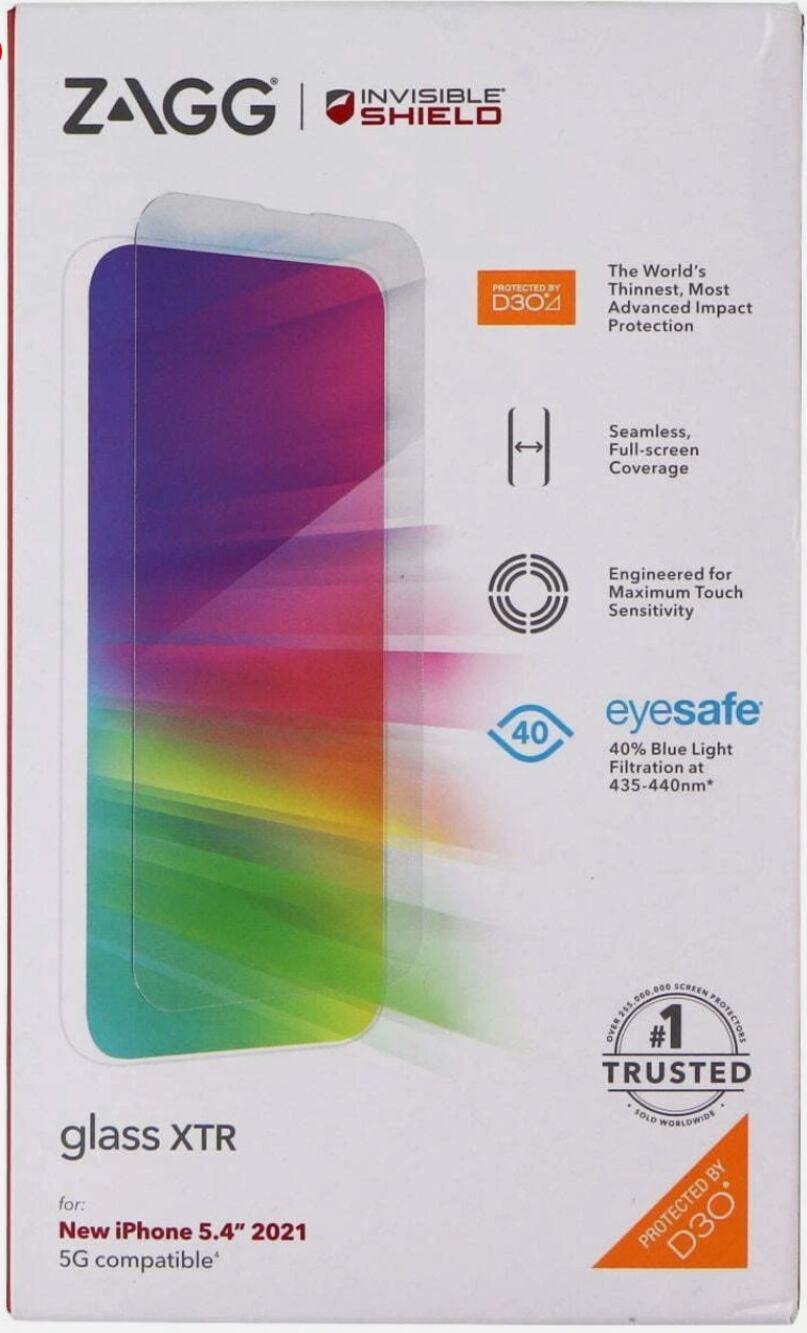 NEW ZAGG InvisibleShield Glass XTR iPhone 13/13 Pro screen protector Set Of 2